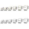 Stainless Steel Vacuum-Plated Large Round Circle Earring Pendant Charm