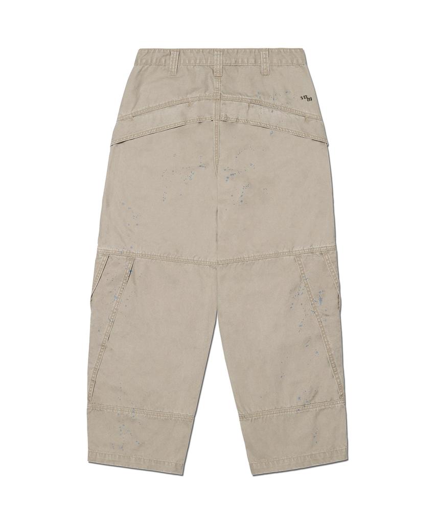 Nomaenyueol Painted Double Knee Pants - Washed Beige
