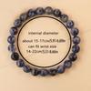 Blue Stripe Agate Bracelet For Women's Men Personality Natural Stone Beaded Bangle Unisex Fashion Energy Jewelry Birthday Gifts
