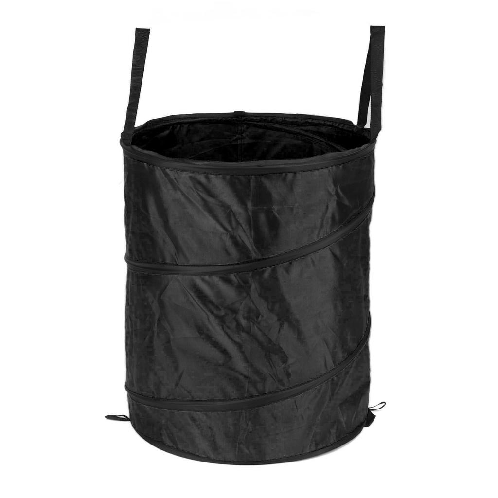 Collapsible Trash Can Waterproof Oxford Cloth Portable Camping Trash Can for Outdoor Balcony Garden