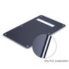Pickguard Tremolo Cavity Cover Backplate Back Plate 3Ply for Stratocaster  Modern Style Electric Guitar Black
