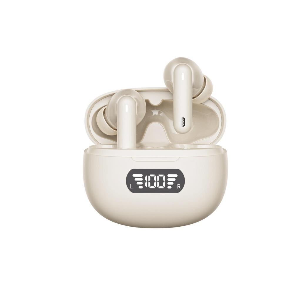 B44 True Wireless Bluetooth Earbuds: Long Battery, Noise-Cancelling, High-Quality Sound, Digital Display