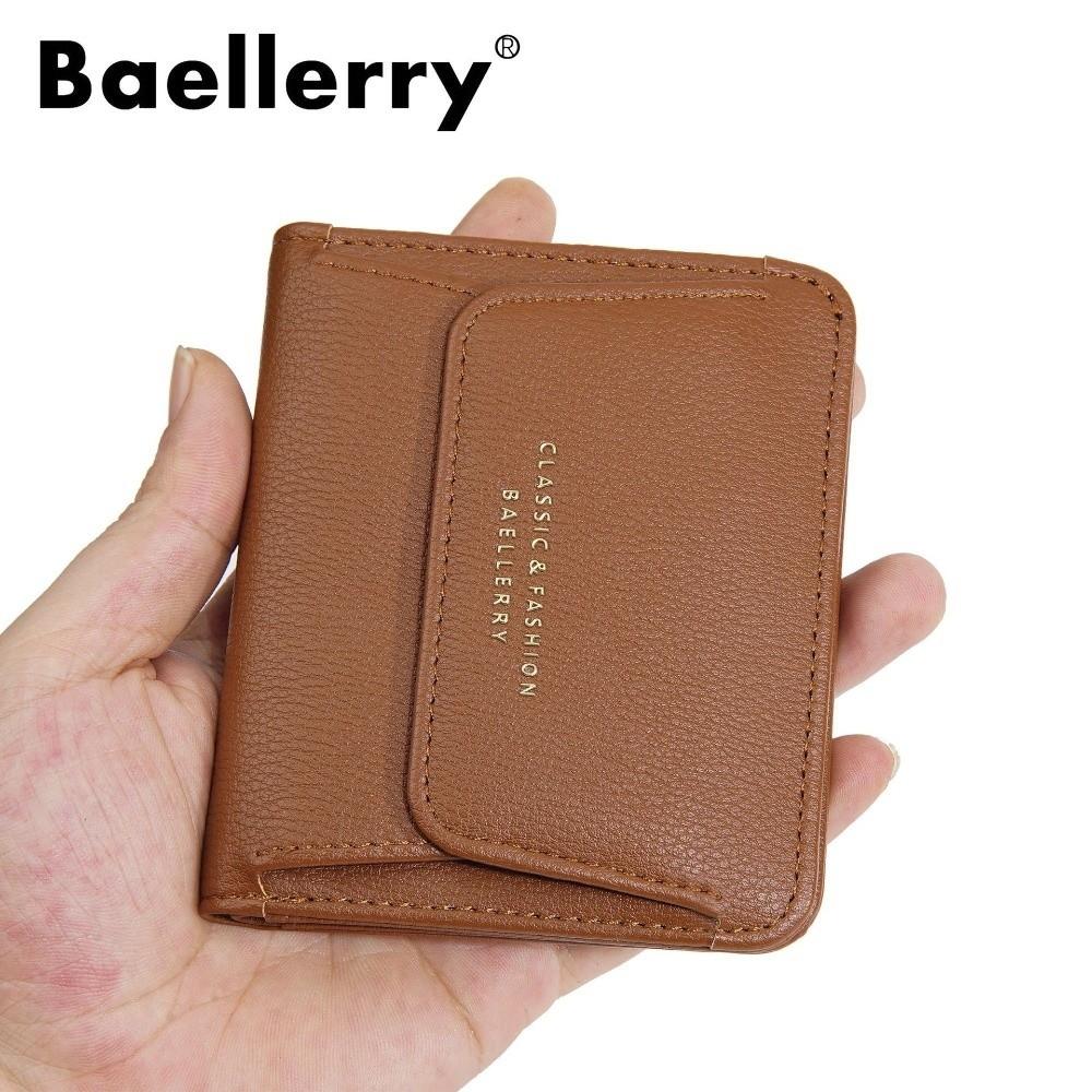 Fashion PU Leather Mini Short Wallet Fold Large Capacity ID Card Holder Korean Lightweight Student Coin Purse Women Girls