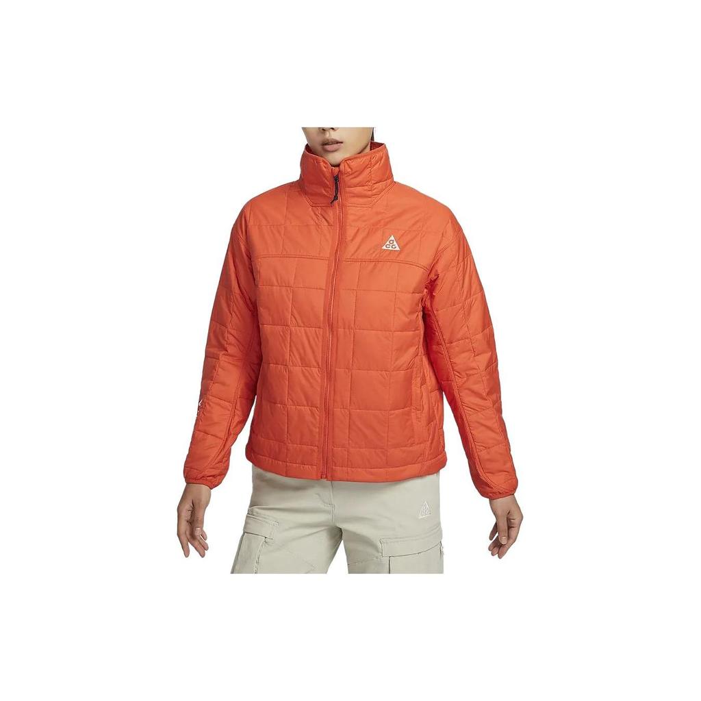 Nike Kolekce ACG Lano De Dope Jednobarevná Stojáček Zapínání na zip Ležérní Bunda s dlouhým rukávem Dámské Svrchní oblečení Hliněně žlutá FN1944-809