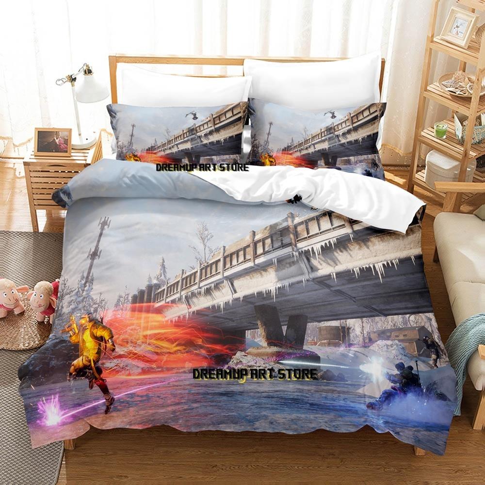 Game Scavengers Bedding Set Single Twin Full Queen King Size Bed Set Adult Kid Bedroom Duvetcover Sets comforter set