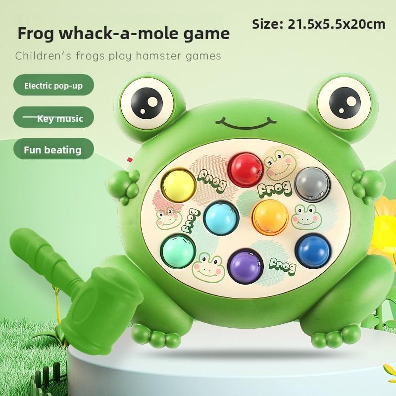 Frog Whackamole Game For Kids Interactive Educational Toy With Music And Lights