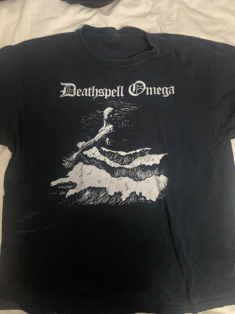 

Винтажная футболка Deathspell Omega с коротким рукавом, хлопок, полный размер от S до 5XL, TA108, унисекс L