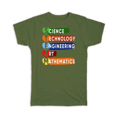 Geschenk-T-Shirt : Kunst Zeichen Kreativität Dampf Wissenschaft Technologie Ingenieurwesen Mathematik