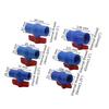 1Pc 1/2"~2" PVC Pipe Socket Ball Valve Aquarium Fish Tank Connectors Fittings Garden Irrigation System Adapter PVC Ball Valve