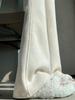 Women's High-Waisted Micro-Flared Slim-Fit Wide-Leg Pants