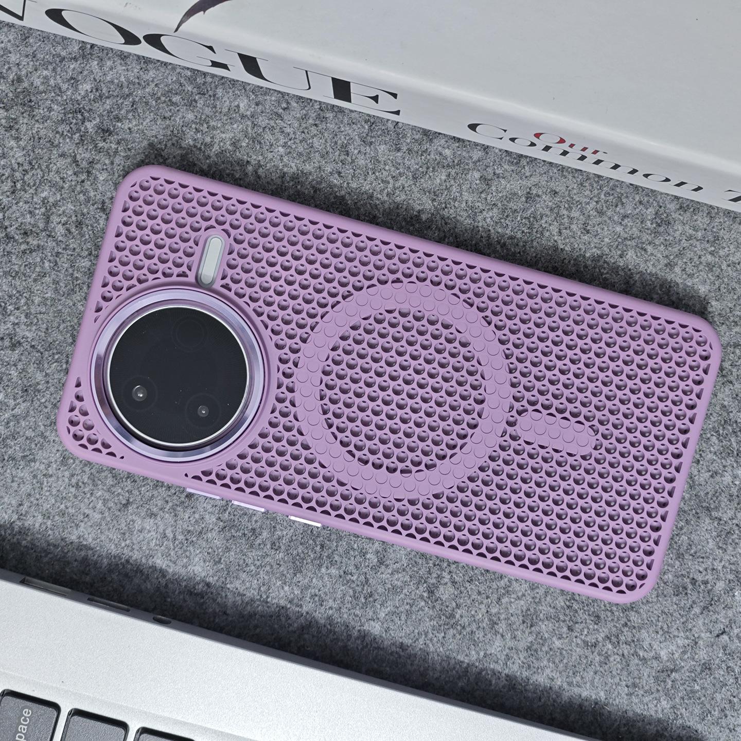 

Applicable to Redmi K80PRO honeycomb heat dissipation magnetic mobile phone case Redmi K70PRO advanced anti-drop PC hard protective case redmi k70 extreme edition