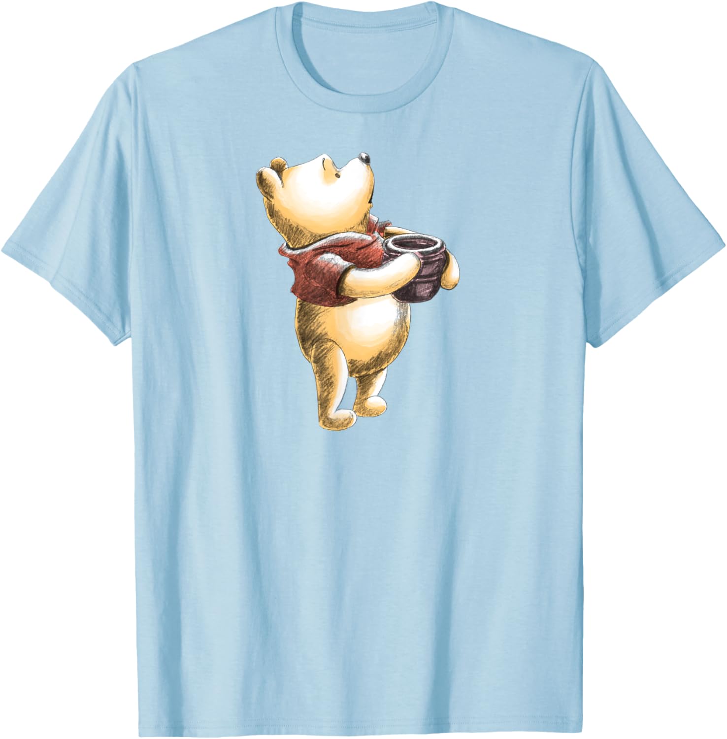 Hot Fashion Casual Disney - Winnie The Pooh Sketch T-Shirt S-4XL Four Seasons XXXL