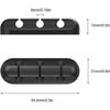 Cable Clamp, Wire Fixing, Suitable for Mouse Cable, PC, Office and Home (2 Pieces)