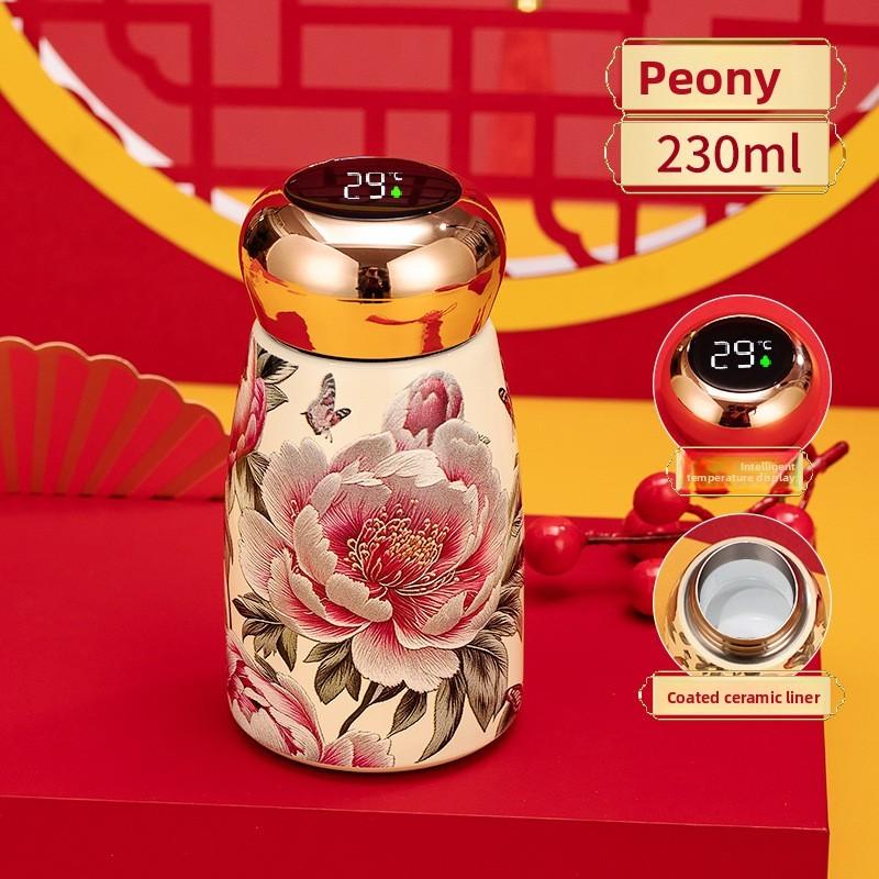 Mushroom Cup Portable Insulated Water Bottle With Vacuum Double Wall For Office And Travel