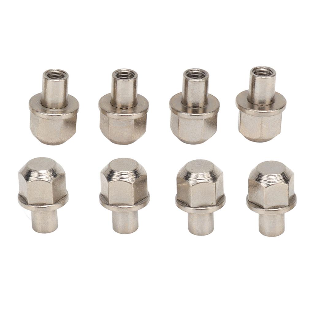 8Pcs RC Hex Wheel Hub Nut Universal 12mm Drive Adaptor Extension Column Stainless Steel