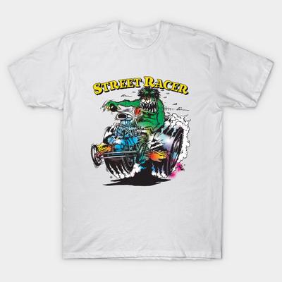 T Shirt Women Street Racer Harajuku Print Kawaii Tshirt Summer Short Sleeve Female T-Shirt Top Tee