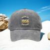 Limited Edition  Washed Baseball Cap Featuring a Design with The Year Makes a Perfect Gift for Friends Who Love Nostalgia