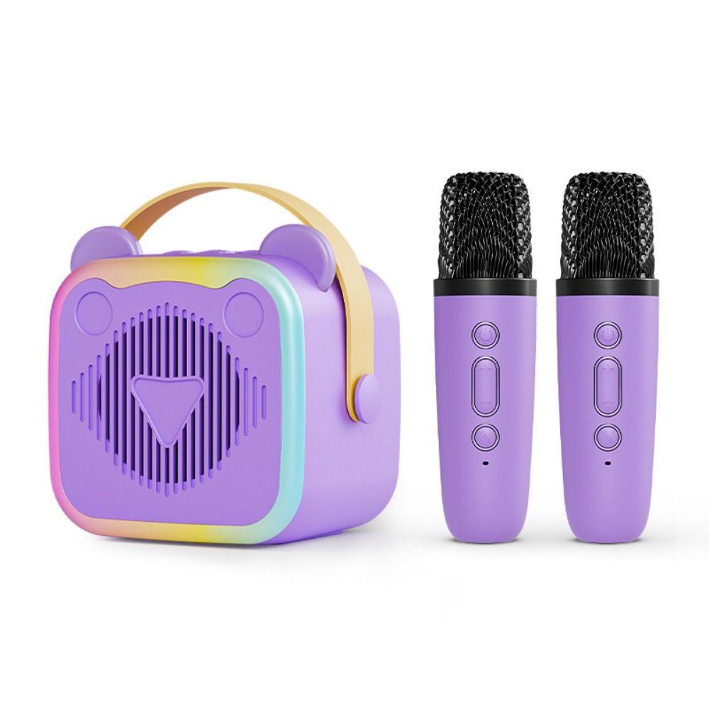 3.5mm Earphone Mini Karaoke Machine Portable Mini Home Karaoke Speaker  Outdoor Karaoke