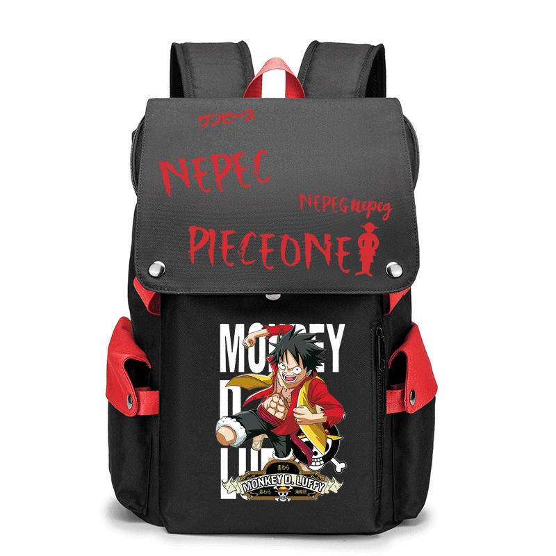 One Piece large-capacity printed backpack 7527 KTB 34*21*48cm