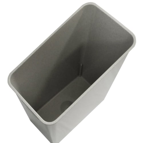 Shinki Gosei Tombo Toss Trash Can, 5.2 Liters, Gray, Simple Design, 13cm Wide x 22cm Deep x 30cm High, O-30, Made in Japan