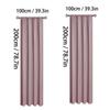 Blackout Curtain Sunscreen Heat Insulation Curtains Rod Through Curtain