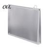 Protective Case for Office Supplies 3D Zipper Document Pouch, Transparent PP Matte Envelope File Folder, Portable Storage Home And Durable Organizer
