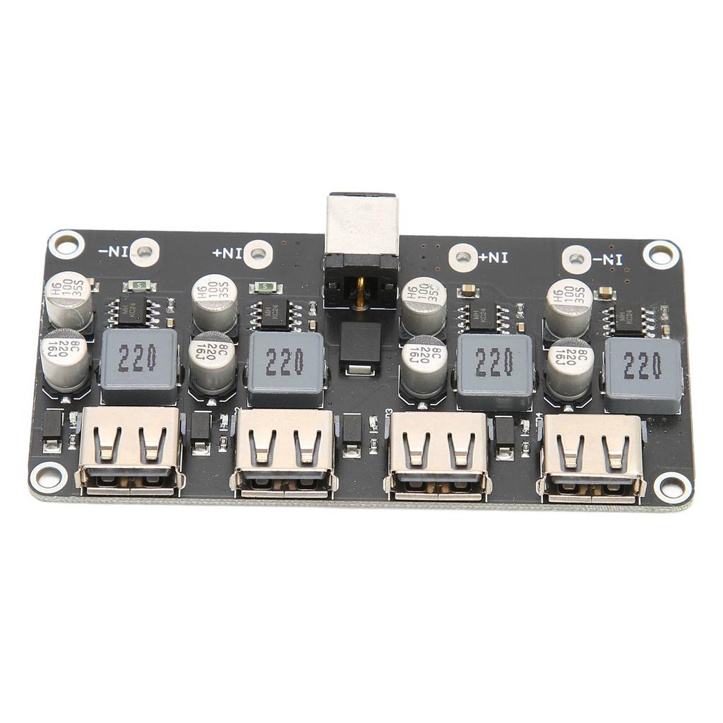 4 Way Fast Charge Module 12V 24V to QC3.0 Power Buck USB Phone Charging Converter Board