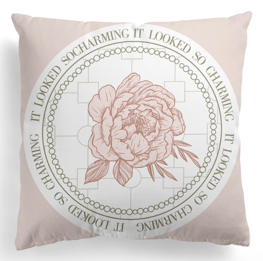 European-style Flower Pillowcase, Retro American Rose Flower Printed Pillow and Cushion Cover