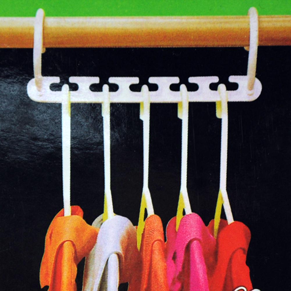 8 4 2 1 ABS Plastic Magic Wonder Hangers Closet Space Saver Smart Organizer Clothes With 2 Hooks