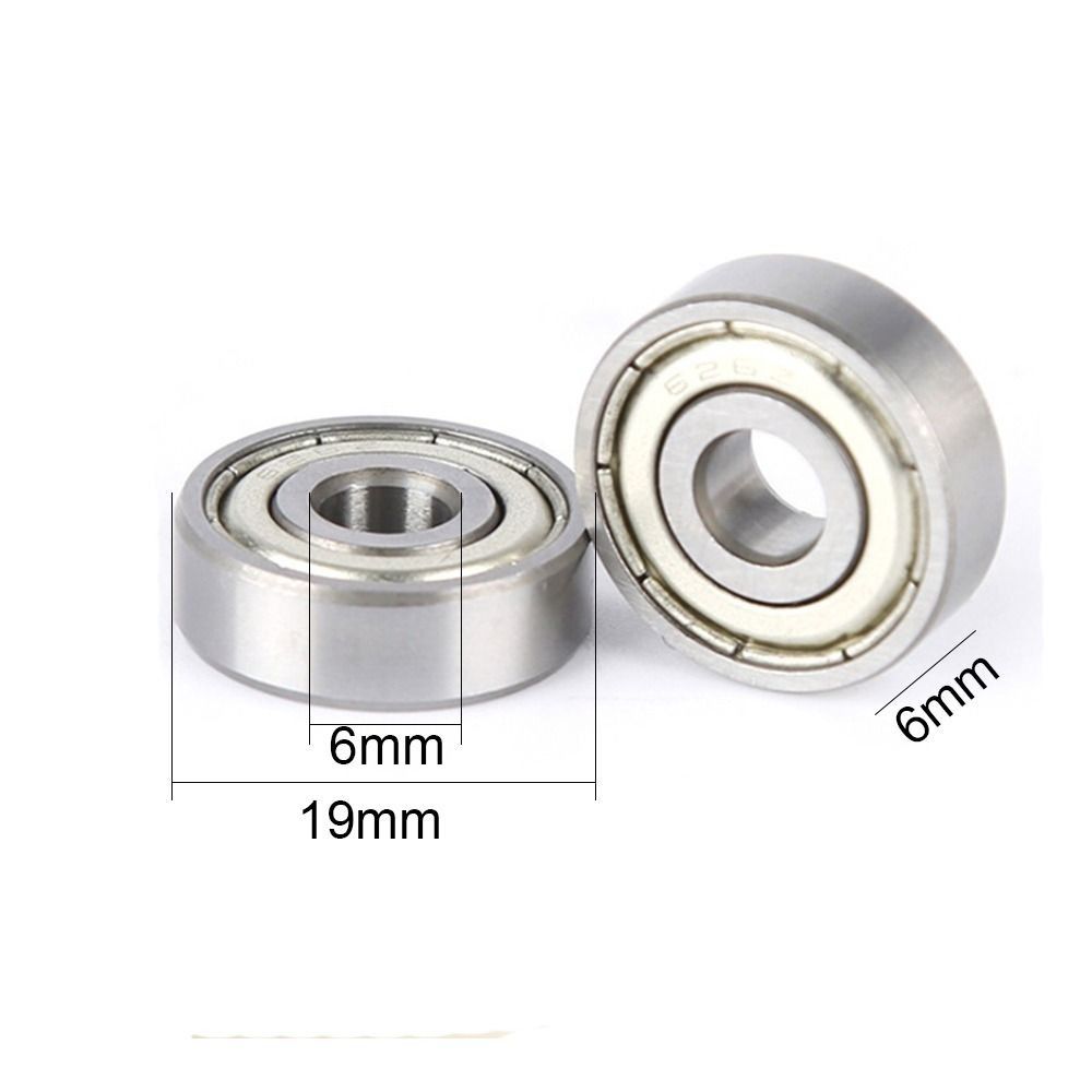

10pcs Pre-lubricated Deep Groove Ball Bearings 626ZZ Miniature Ball Bearing Wheels Replacement 1PCS