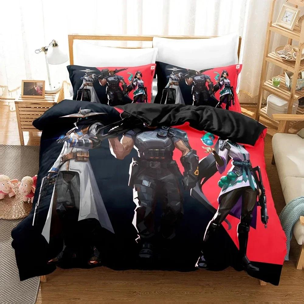 

Comforter Fashionable 3D Fearless Contract Bedding Sets With Twin Full Queen King Bedclothes Comforter (quilt)-EU Single(135*200cm)3pcs
