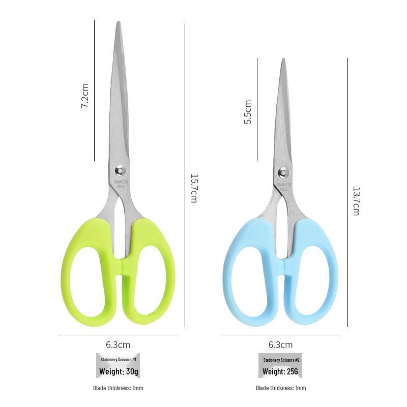 Stainless Steel Children's and Student Scissors for Crafts and Paper Cutting