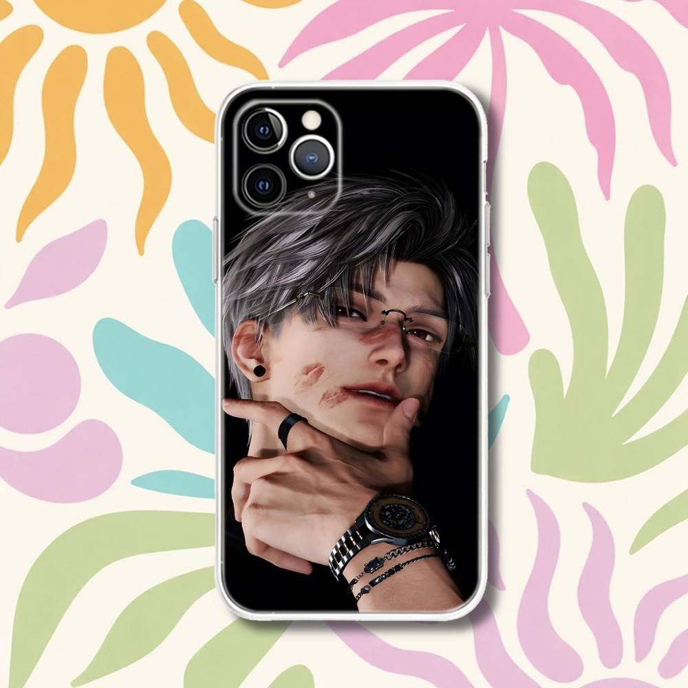 L-Love And Deep Space Sylus Transparent Phone Case For iPhone 17,13,15,12,11,14,16 Pro Max Mini 7,8 Plus SE4,17E Air Cover