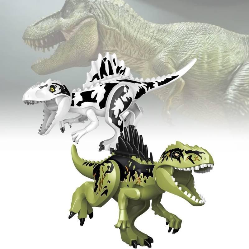 Jurassic Dinosaurier Baustein Set Mit T-rex Und Raptor Kompatiblen Teilen