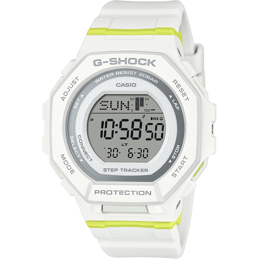 

Casio G-Shock GMD-B300SC-7JF Mid-Size Bluetooth Watch Eco-Friendly Material White Women s