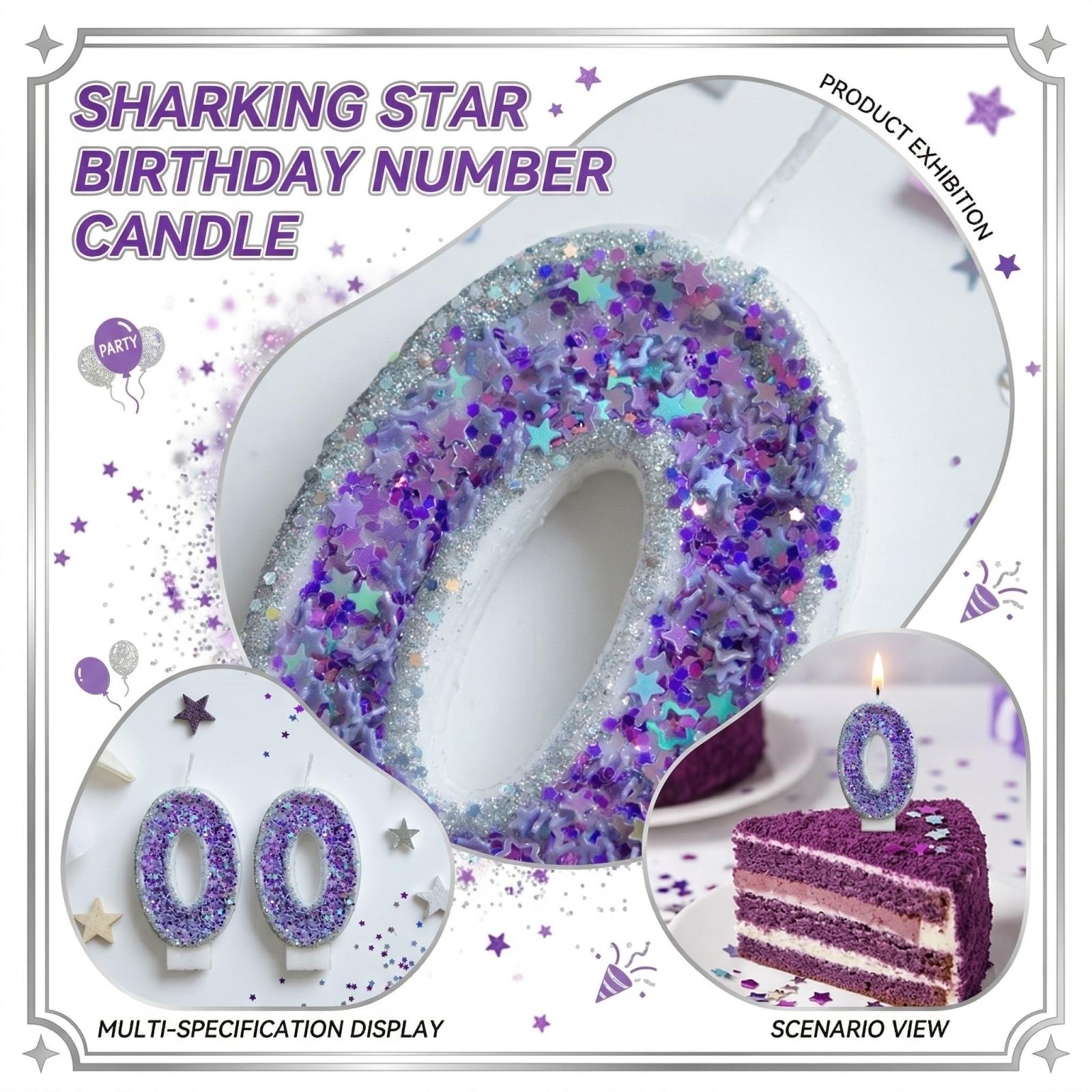 Модные Мультяшные Креативные Свечи на День Рождения Вечеринка Цифровые Свечи