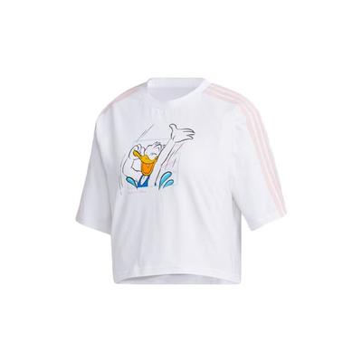 Neo Donald Duck Graphic T-Shirt Women Tops White GJ5650