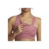 Nike Logo Print Medium Support Padded Asymmetric Sports Bra Women Underwear Pink DQ5243-667