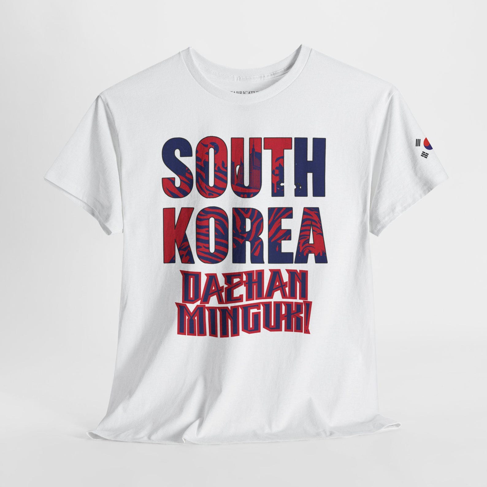 South Korea Football Fan Tee | Daehan Minguk Graphic Soccer Shirt S