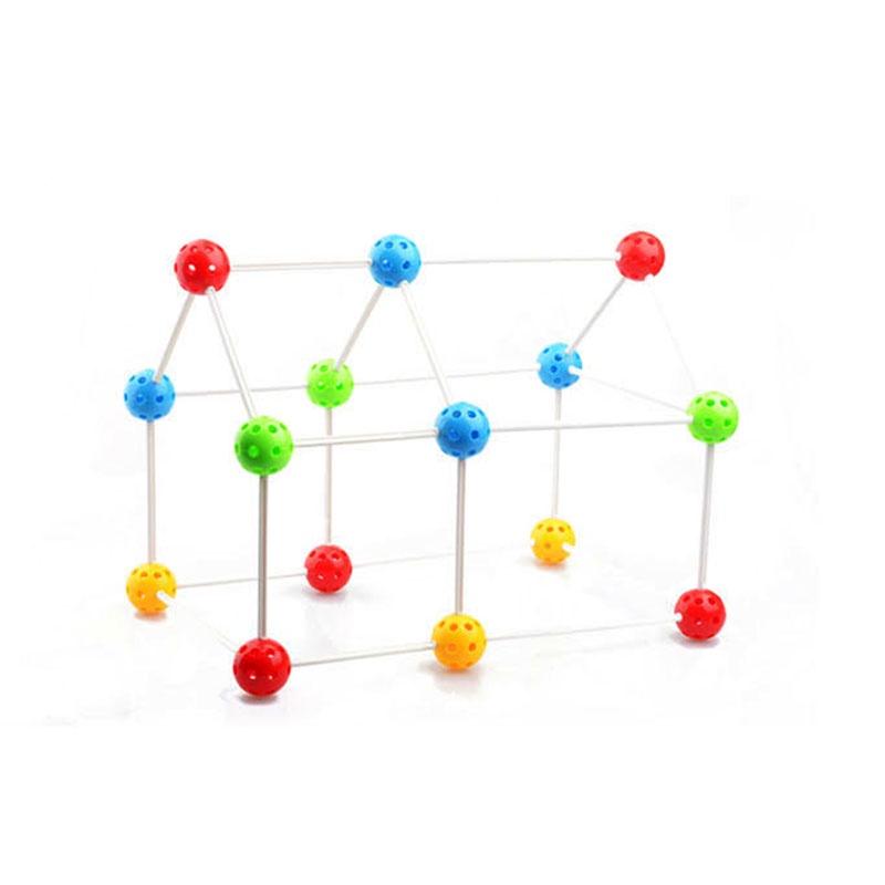 Colorful Plastic Puzzle Blocks For Kids Develop Coordination Skills