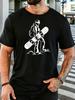 Snowboarder Silhouette Winter Sports Graphic Unisexs Crew Neck Short Sleeve Cotton T Shirt Ski Outdoor Hobby Male Casual Tee