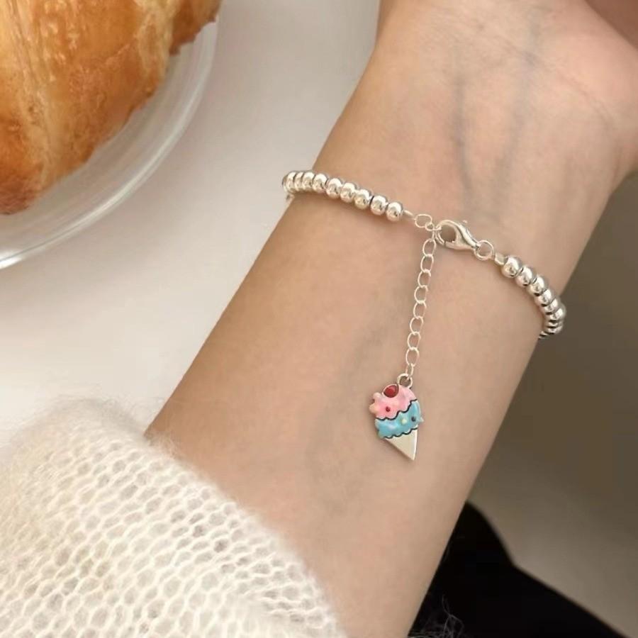 Geometric Elegant Flower Bracelet For Women Sweet Fresh Style Summer 2024