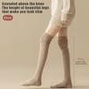 Solid Color Thigh High Stockings Women Trendy Casual Over The Knee Female Long Socks Thermal Warm Cotton Tall Tube Leggings