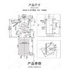 5840-31ZY DC 12V 24V Reduction Gear Motor Large Torque High Power 2-70kg 7RPM-470RPM Worm Gear Motor Reversed Motor