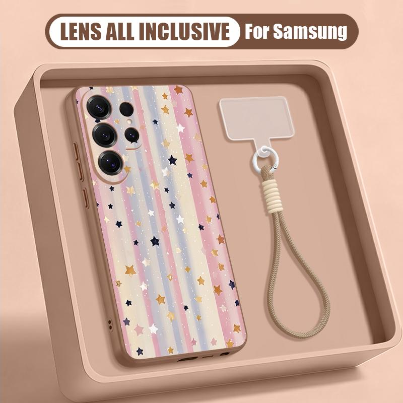 Creative Starry Stars Print Case For Samsung S26 Ultra S25 FE S24 S24 Plus A57 A37 A17 A56 A36 A16 A55 A35 A15 A54 5G Hybrid Magnetic Matte Cover