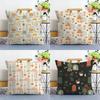 Home Decor Vintage Geometric Pattern Digital Print Pillowcase Pattern Cushion Cover Suitable for Sofa Bedroom Car Pillow Cover