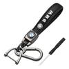 BMW Keychain Leather Color Emblem Style Black for M Performance Keyring tag Car motorcycle lanyard accessories Fashion Gift cysh69
