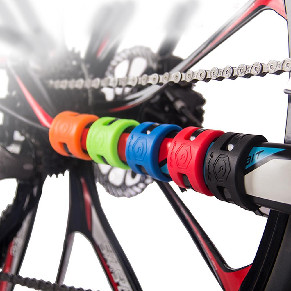 Road Bbike Mountain Bike Bicycle Front Rear Fork Cover Protection Rubber Anti Scratch Chain Guard Parts