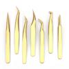 Stainless Steel False Eyelashes Tweezer Multi-purpose Makeup Tweezer for Easy Lash Application and Removal