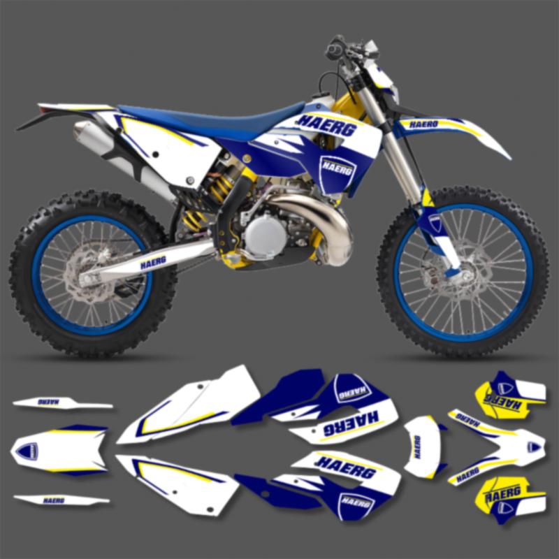 PowerZone Custom Team Graphics Backgrounds Decals Stickers Kits For HUSABERG 2011 2012 FE390 450 570-TE250 300 -FX450-FS570